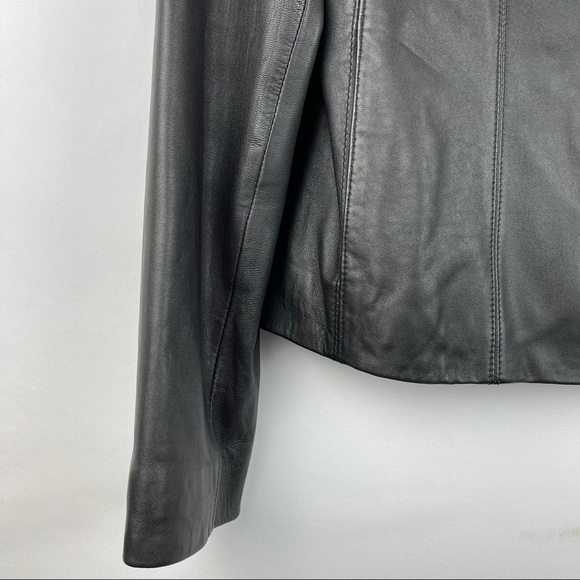 *SOLD Croft & Barrow Lambskin Leather Jacket-Blazer - Picture 6 of 16